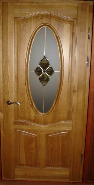 stained glass with oval form