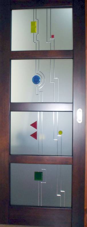 fourfold stained glass